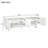 ON-TREND Graceful TV Stand with Arch Cabinets for TVs Up to 78'', Minimalist Entertainment Center with Solid Wood Legs, Practical Media Console with Adjustable Shelves for Living Room, White  WL-728317471
