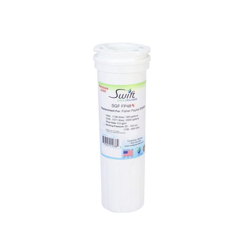 SGF-FP48 Rx Compatible Pharmaceuticals Refrigerator Water Filter for 836848, WF296, EFF6017.