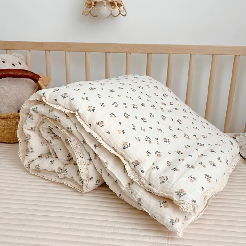 Mignon courtepointe / couverture en coton 2 couches