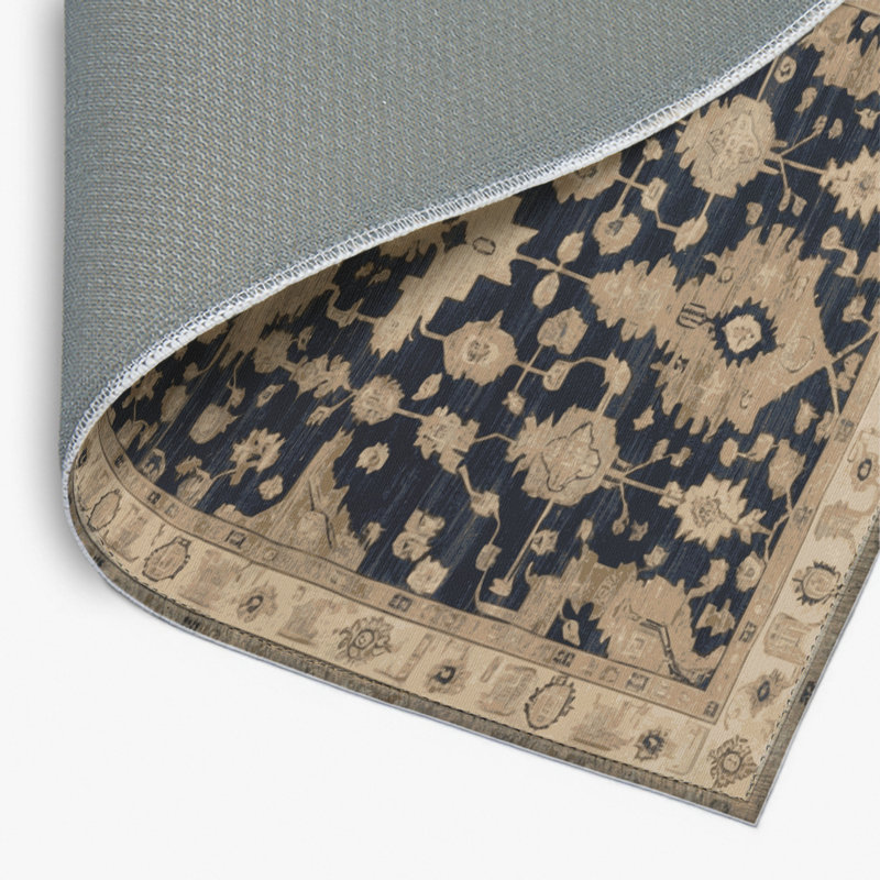 Tapis intérieur et extérieur brun Overdyed, Rectangle 4pi x 6 pi
