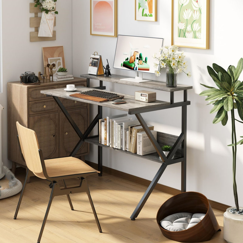MDF Steel Computer Desk