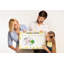 Wall Mounted bulletin board print wall art kitchen notice board home office corkboard Lemon planner