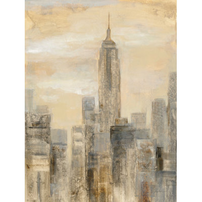 City Blocks II - Wrapped Canvas Painting