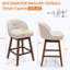 Tabouret de comptoir pivotant Detweiler-130078439