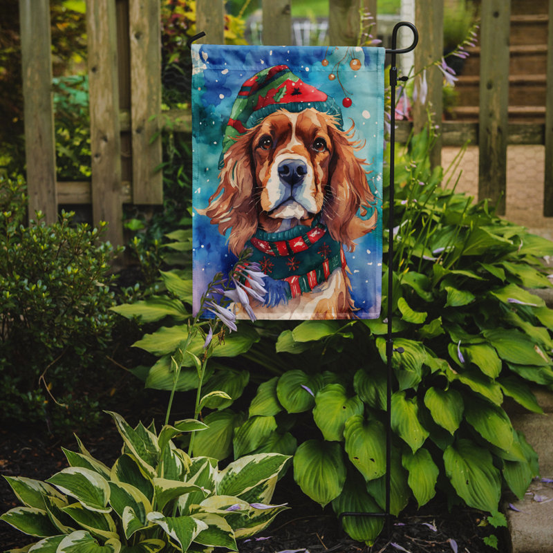 Double Sided Polyester Christmas, 15.5'' H x 11.25'' W