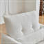 Canapé simple rembourré en velours avec coussin lombaire pour le salon, la chambre à coucher et le salon de lecture-971860773