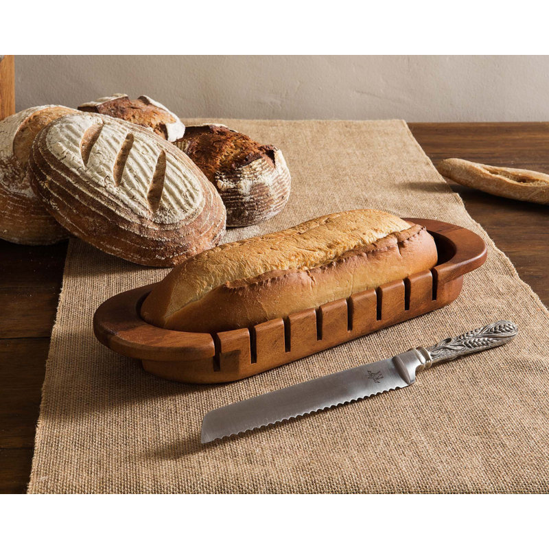 Vagabond House Harvest Acacia Wood Bread Board