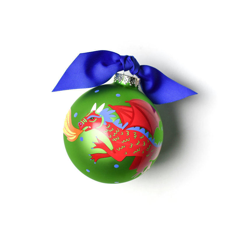 3.94'' Glass People Ball Ornament