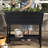 Keter Urban Bloomer Raised Garden Bed with Self-Watering and Drainage System Elevated Raised Planter for Backyard Patio Balcony