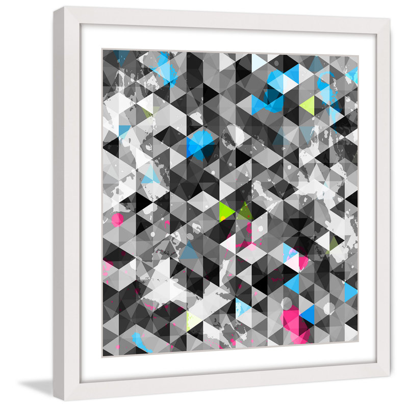 «In The Context» - Cadre photo, impression sur papier, H 24 po x l 24 po x P 1,5 po, Blanc