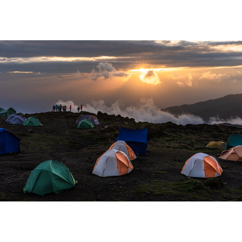 Kilimanjaro Summit by Anothersteph - Wrapped Canvas Print, 30cm H x 46cm W