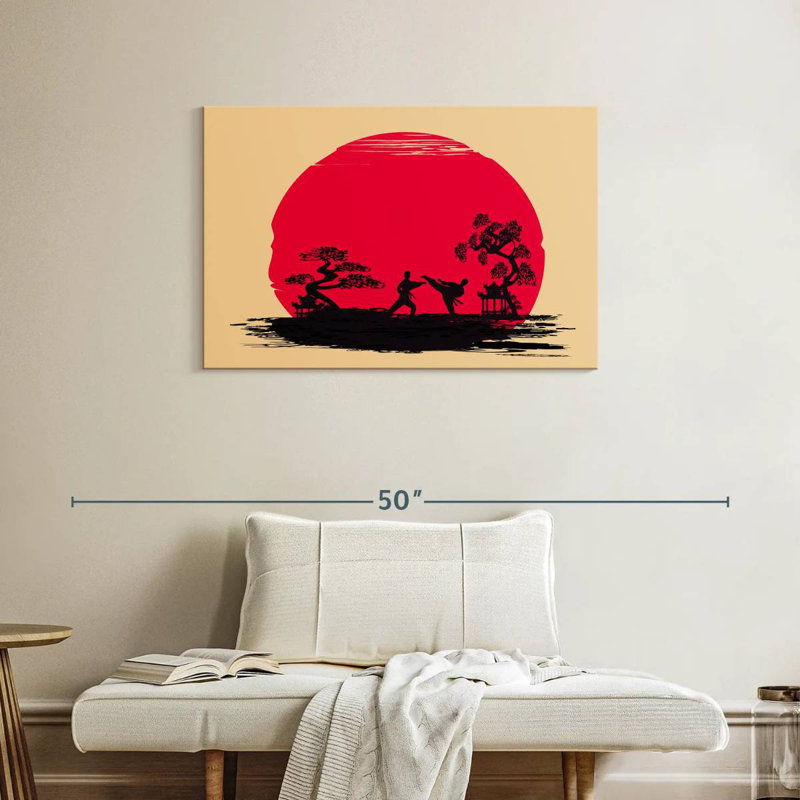 Coucher de soleil karaté