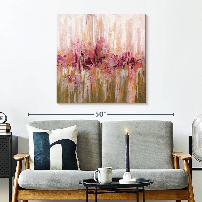 Pink Reflections, 30" H x 30" W