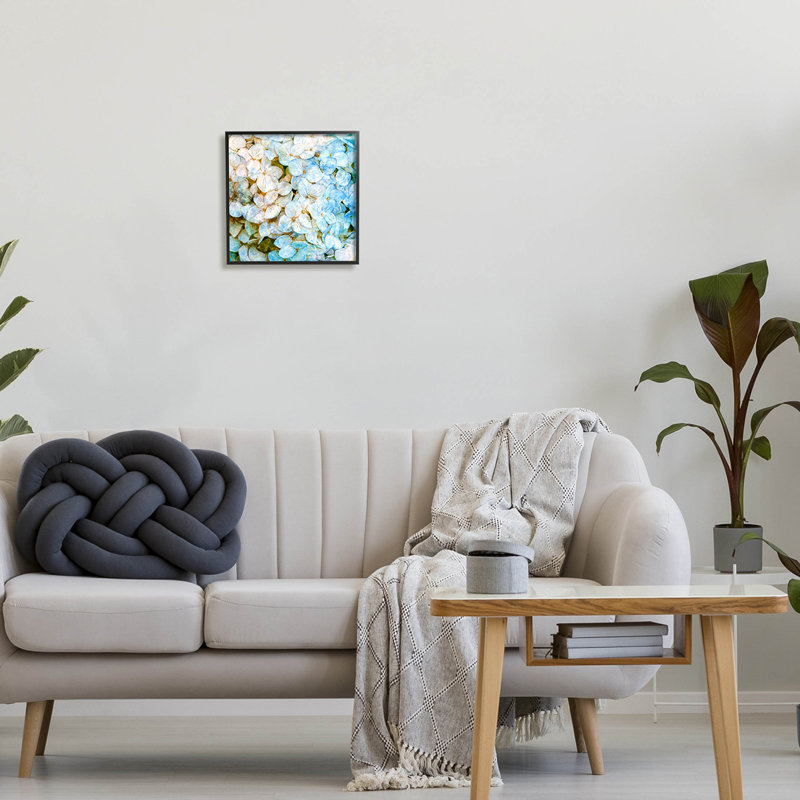 Art champêtre giclée par Ziwei Li, Giclée encadrée noir minuit, H 12 po x l 12 po x P 1,5 po