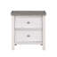 Table de chevet 1Pc avec 2 tiroirs, meubles en bois de conception classique