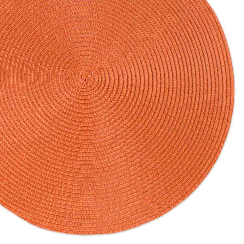 Napperons en polyester, Orange