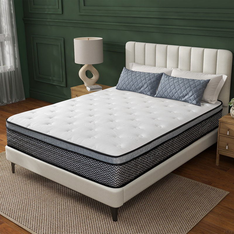 Matelas hybride à ressorts ensachés 10 po, Grand lit