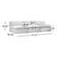 Canapé rembourré sans accoudoirs de 121 po 3 pièces Annabella-455583187