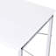 Bureau d'écriture moderne moderne blanc et luge