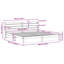 Solid Wood Bed Frame-435638140