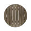 Outdoor 16" Acacia Wood Side Table, Gray Finish-79275848