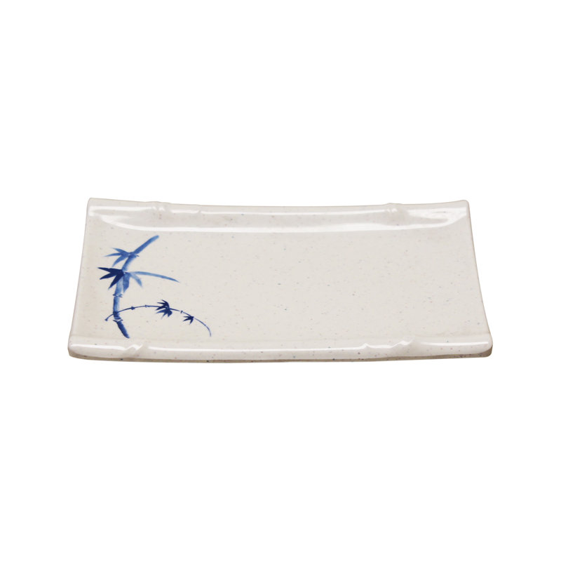 Bamboo Melamine 6.75" Appetizer Plate