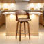 Tabouret de bar pivotant Mid-Century