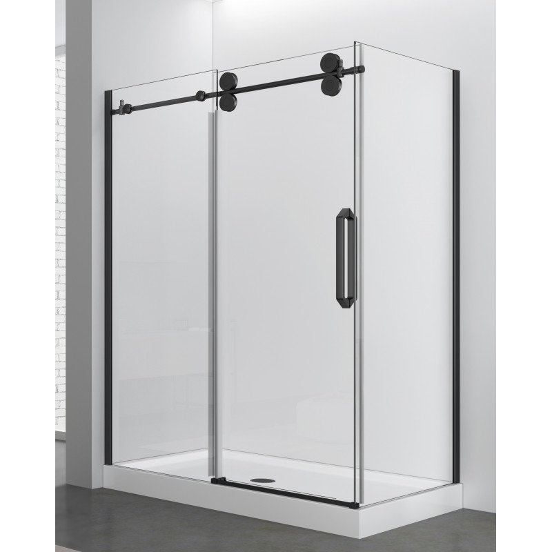 Kamillia 60 ", porte de douche, Noir
