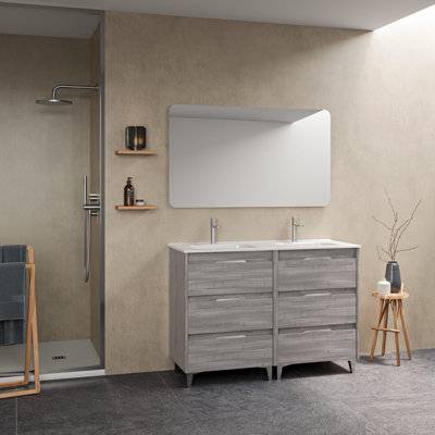 Vanity & Mirror Set