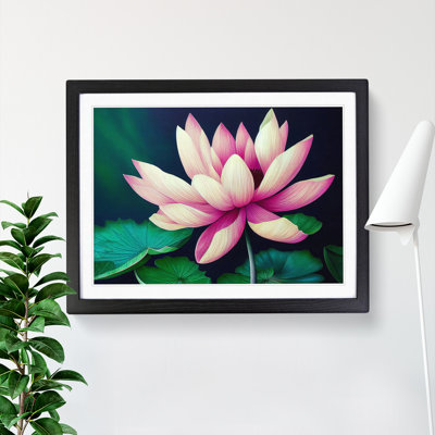 An Excellent Lotus Flower - Framed Print