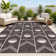 Matthew Modern Geometric Black/Cream Indoor/Outdoor Rug