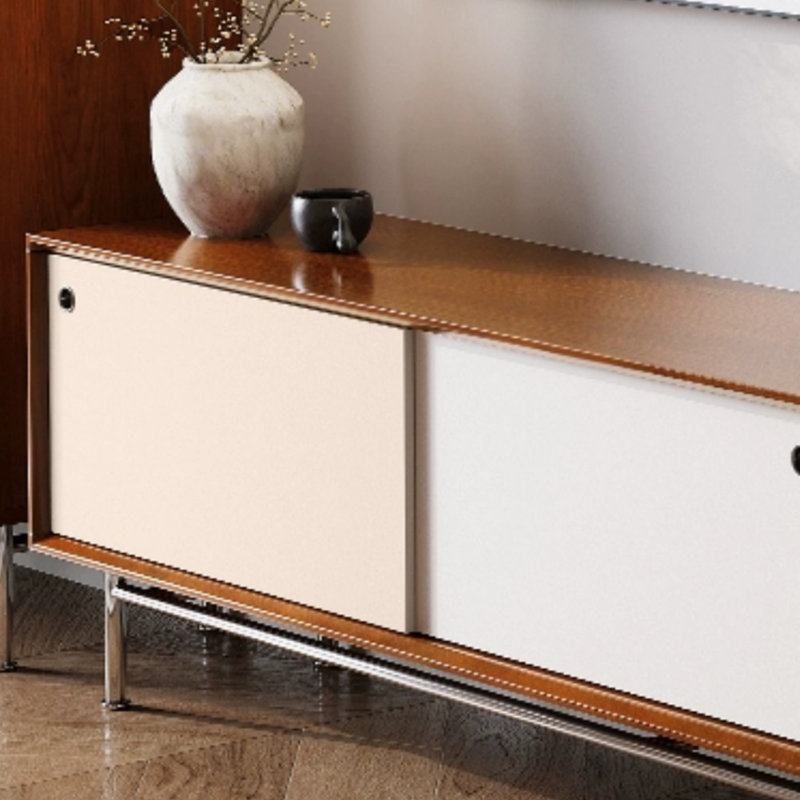 Armoire média moderne en bois, H 19,29 po x L 70,87 po x l 15,75 po