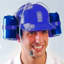 Casque pour boire - Porte-canette avec chapeau pour paille pour bière et soda - Fête-61849189