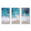 Vagues blanches et bleues vue aérienne I - plage, art mural-1320824400-1320824412