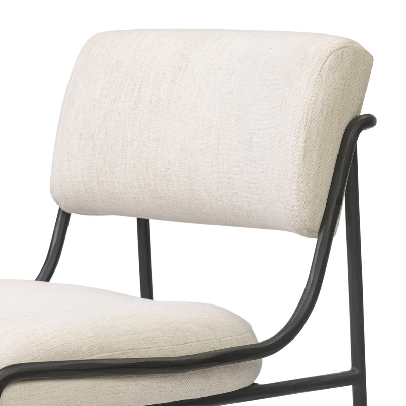 Nettie Dining Chair-Crypton Nomad Snow, Crypton Nomad Snow