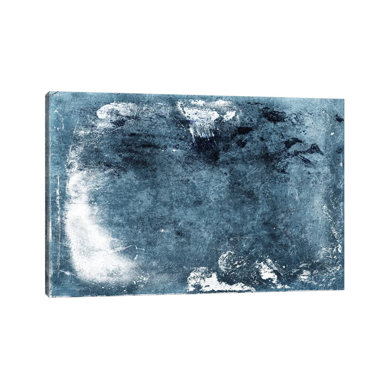 Bluestone Abstract by Mlli Villa - Print on Canvas, Wrapped Canvas, 30.48cm H x 45.72cm W x 1.91cm D