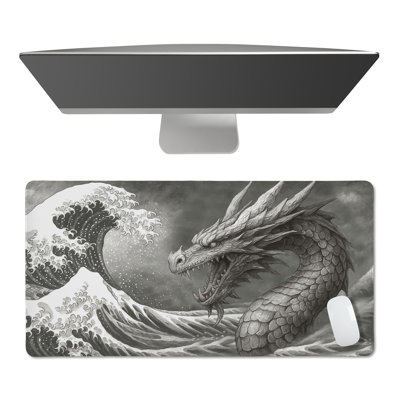 Grand tapis de bureau Dragon Mouse par Sweet Jojo Designs