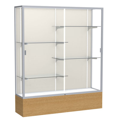 Vitrine à trophée en bois Reliant Series H 72 po x l 60 po
