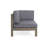X-Back Right Corner Bench Of Set 2