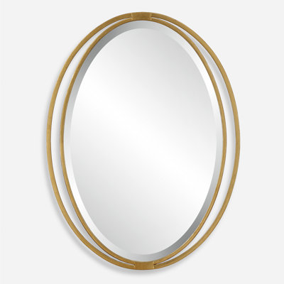 Heatherlynn Gold Oval Mirror