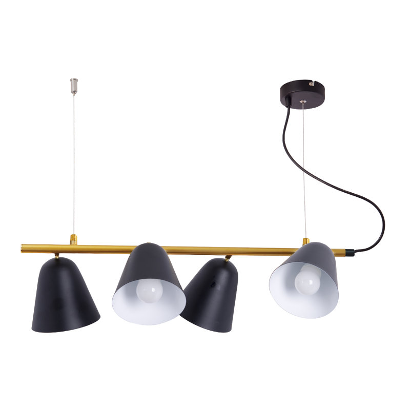 4 - Light Black Kitchen Island Pendant