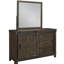 Commode combinée 3 tiroirs avec miroir Lexee
