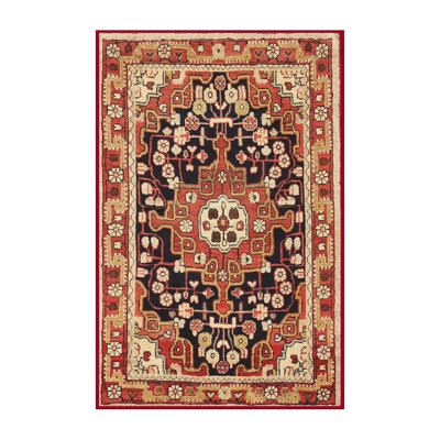 Tapis oriental orange