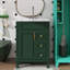Petit meuble-lavabo 24 po avec lavabo en céramique 2 tablettes réglables-1484984932