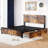 Rosalene Standard Bed with Drawers-1891138005