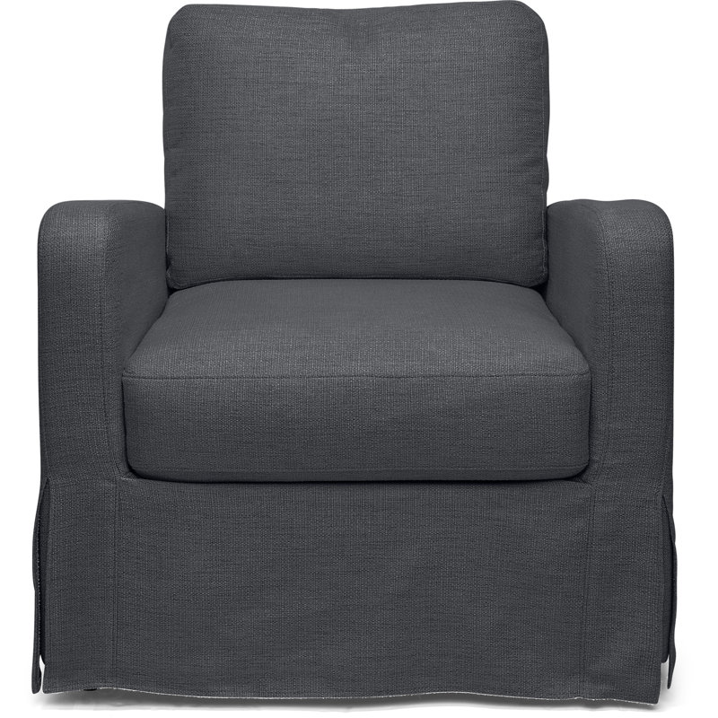 Kingsley Upholstered Club Chair, Gray