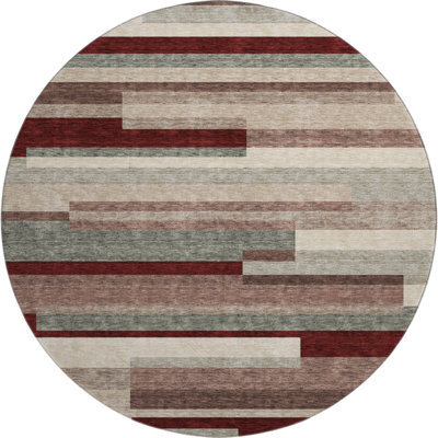 Premium Machine Washable Prisco Merlot Rug