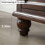 Classic style TV stand paired with coffee table