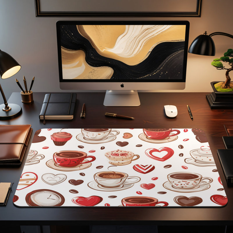Polyester Desk Pad, 31.5x15.5