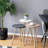 Set Of 3 Round Pastel Colour Nesting Tables